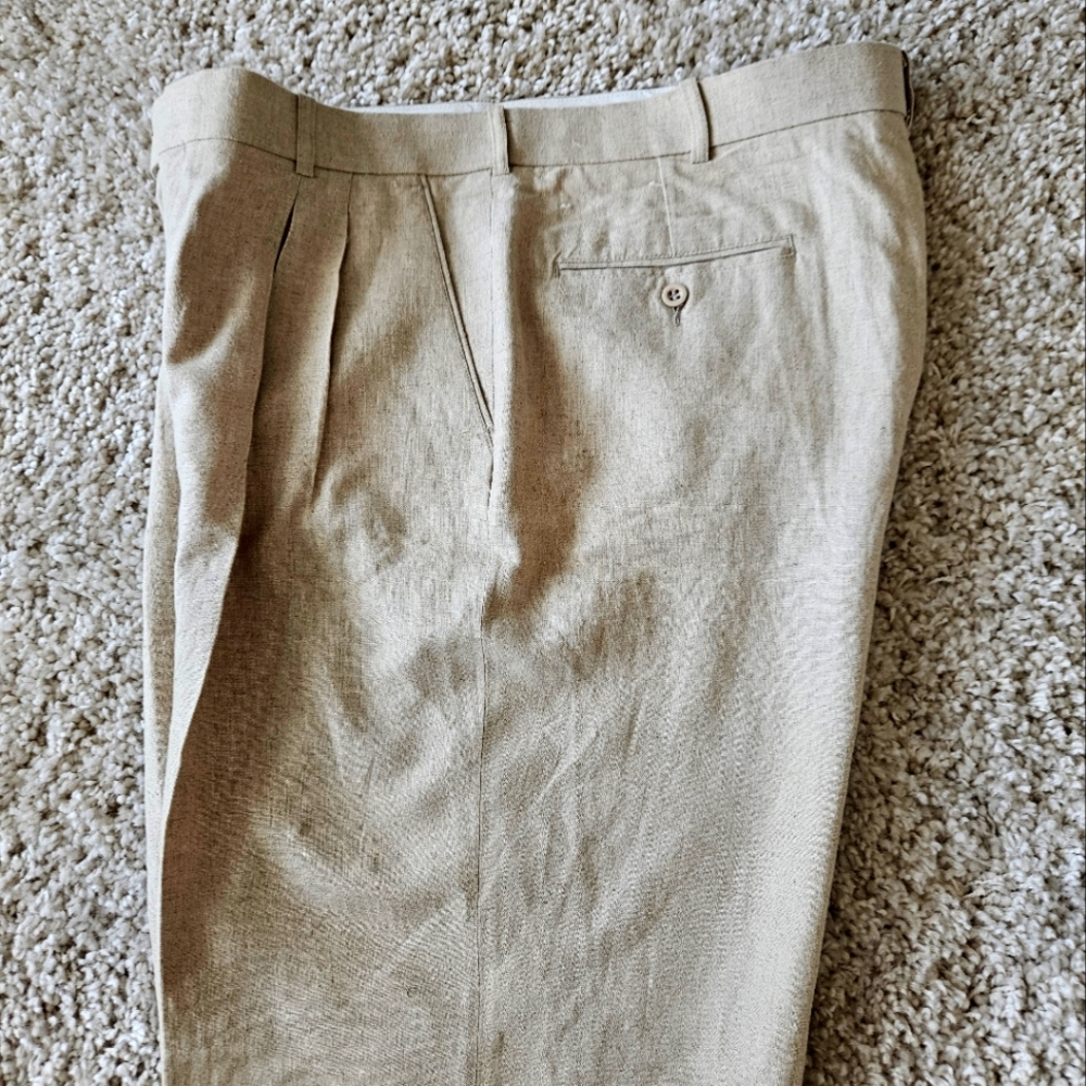 New Pair of Panama Linen Walking Shorts.
